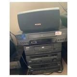 AIWA SPEAKER, GE VHS, RCA STERIO UNIT