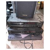 TECHNICS SPEAKER, 2 COMPACT DISC PLAYERS