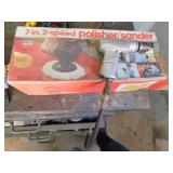 7 IN TWO SPEED POLISHER, ARO DRILL
