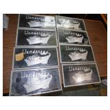 WANDERERS GROUP OF IDENTICLE PLAQUES