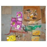 THERMOSTATS, LICENSE PLATES, 3 VOLTAGE REGULATORS