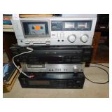 ONKYO TUNER AMP, TEAC RW- D200 CD RECORDER, SANYO