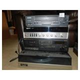 FISHER TURN TABLE NEEDS BLET, OPTONICA CASSETTE,