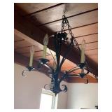 IRON CHANDELIER W/ CHAIN