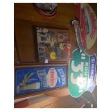 ROLLING ROCK ROUTE 33 TIN SIGN, ASK FOR GENESEE