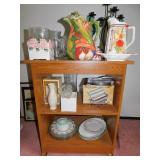 ROLLING CART, LEADED MIRROR, PASTA MIRROR