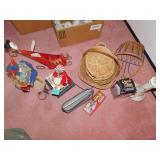 CLOWN, ELECTRIC MRS. CLAUS, KNIFE SHARKPENER,