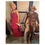 JOHN WAYNE AND MARILYN MONROE STAND UP WITH SOME
