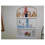KNICK KNACKS ON SHELF