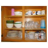 GLASSES, BOWLS, DISHES