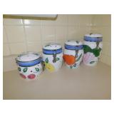 4 PC. CANISTER SET