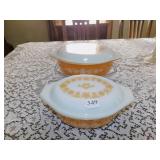 PYREX 1.5 QT & 2.5 QT CASSEROLE DISHES