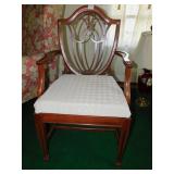 MAHOGANY ARM CHAIR