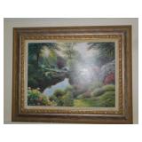 HENRY PEETRES PRINT ON BOARD WOOD FRAME 35" H X