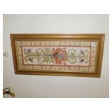 PRINT FLOWERS 34" H X 16.5" W