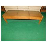 COFFEE TABLE 54" W X 15" H DREXEL, GLASS