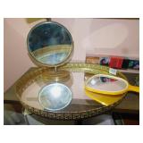 DRESSER MIRRORS, UMBRELLA, CURLING IRONS