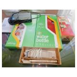 ELECTRIC CLIPPERS, VINTAGE HOT WATER BOTTLE, ETC