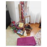 HOLIDAY ITEMS, TOWEL, FLOWERS, ETC