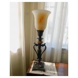 FROSTED SHADE TABLE LAMP