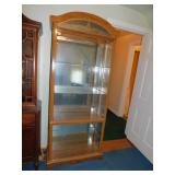 CURIO CABINET 76" H X 32" W X 13" D