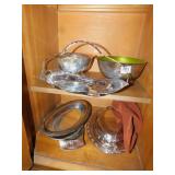 BOWLS, SERVING TRAYS, ETC