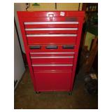 MASTER MECHANIC TOOL CASE ON WHEELS, 2 SECTION