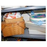 ASH PICNIC BASKET, FOOD STORAGE CONTAINERS