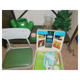 CACTUS COOKIE JAR, CHIP ON EDGE, STADIUM SEAT,