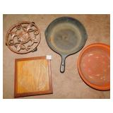 ROLLING PLANT STANDS, SYDNEY WARE 11" CAST IRON