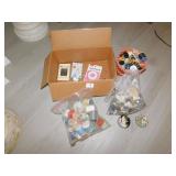 LARGE VARIETY OF SEWING ITEMS, NEEDLES, THREAD,