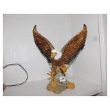 EAGLE, SMALL CHIP ON TALON, 14" H X 14" W