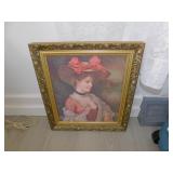 PRINT DOUBLE MAT 31.5" W X 30" H, VICTORIAN STYLE