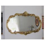 MIRROR, LIGHT WEIGHT WITH MOLDED PLASTIC EDGE,