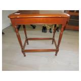 CHERRY SIDE TABLE, 19.5" W X 12" D X 20" H