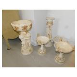 PEDESTAL MADE IN ITALY 24" PLASTIC CANDLE