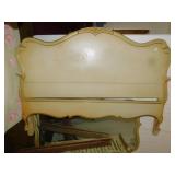 FULL SIZE PROVENCIAL HEADBOARD FOOT BOARD METAL