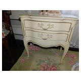 PROVENCIAL 2 DRAWER SIDE TABLE, 24"W X 13"D X 24"