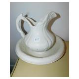 WATER PITCHER & BOWL