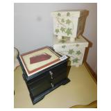 COVERED STACKING BOX, JEWELRY BOX