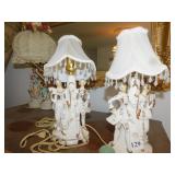 PAIR FIGURAL LAMPS