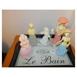 AVON PERFUME BOTTLES, TRAY