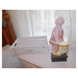 SHOE DOOR STOP, CRATE, DECORATIVE DRESS WITH