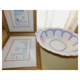 2 BATHROOM PICTURES, BASIN BOWL