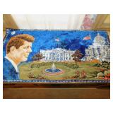 JFK TAPESTRY 37" W X 19" D