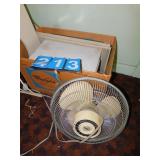 USED WHIRLPOOL AIR CONDITIONER AND FAN WITH NO