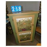 COUNTRY CUPBOARD PAINTED PANEL FRONT SINGLE DOOR