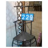 CORNER METAL SHELF 5