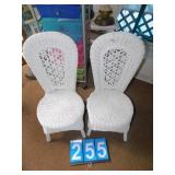 WICKER 28" H CHAIRS