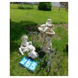 CHERUBS AND LAWN DECOR